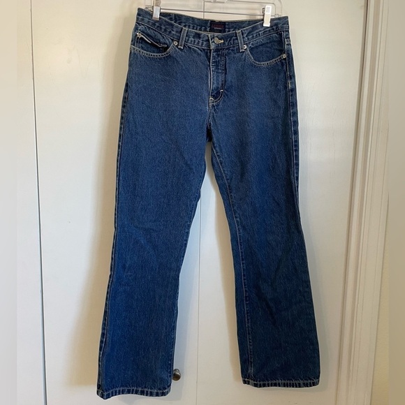 TOMMY JEANS Y2K Straight leg Denim Mid Rise Cheja Blue Jeans size 30 - Picture 3 of 6